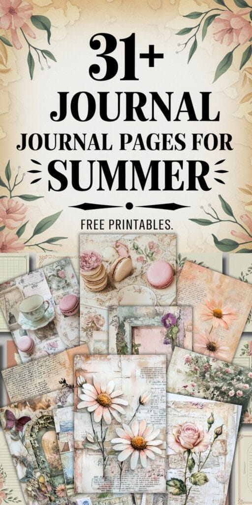 Artsydee Junk Journal Pages for Summer