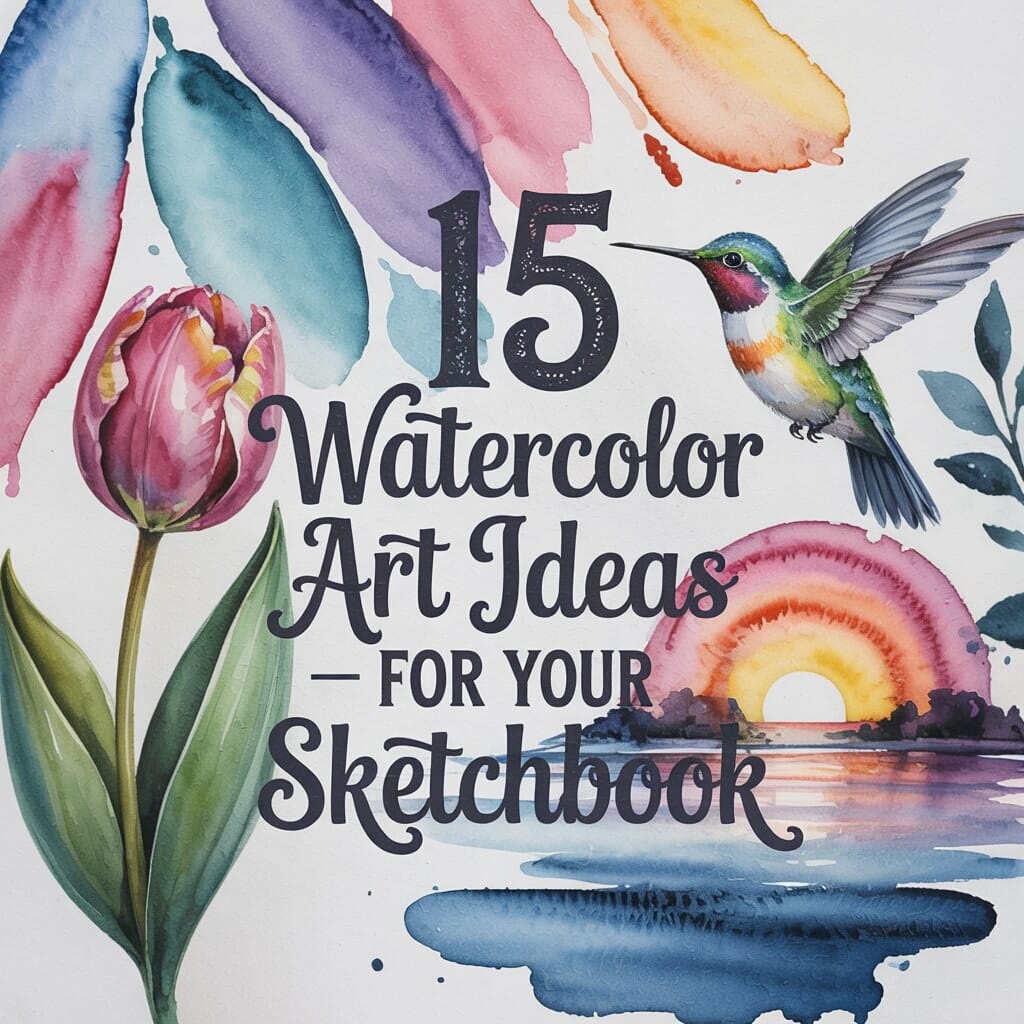 watercolor art ideas artsydee