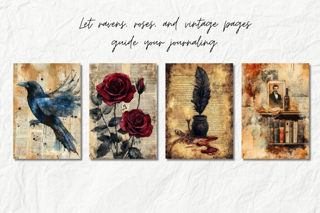 nevermore poe junk journal