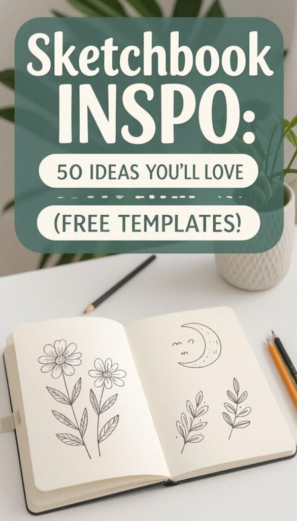 sketchbook inspo 50 drawing ideas