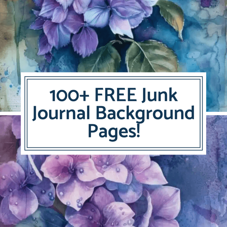 free junk journal background pages