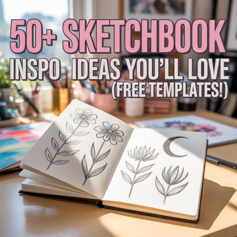 sketchbook inspo 50 drawing ideas