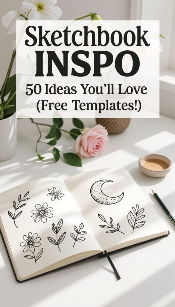 sketchbook inspo 50 drawing ideas