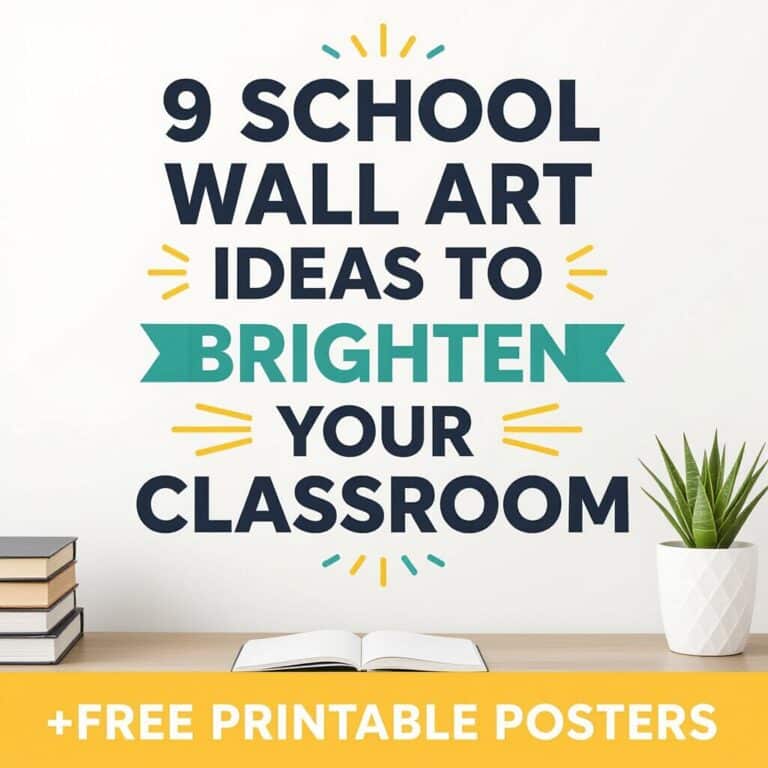 School Wall Art Ideas