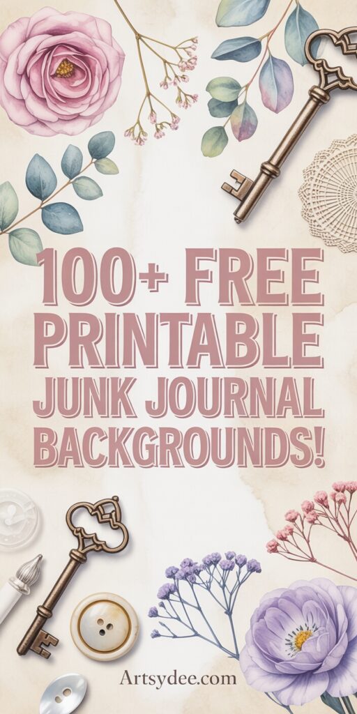 free junk journal background pages