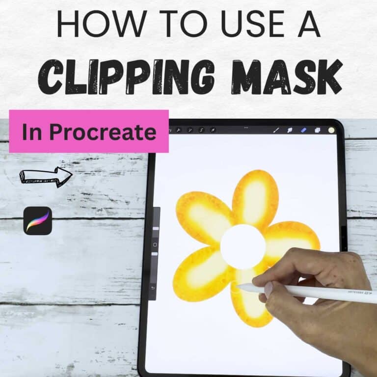 how to use clipping masks in procreate