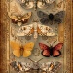 moth junk journal ideas