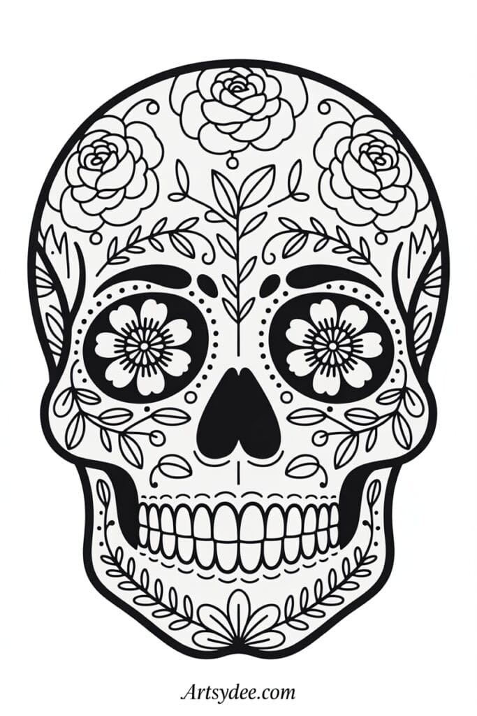 day of the dead drawing ideas