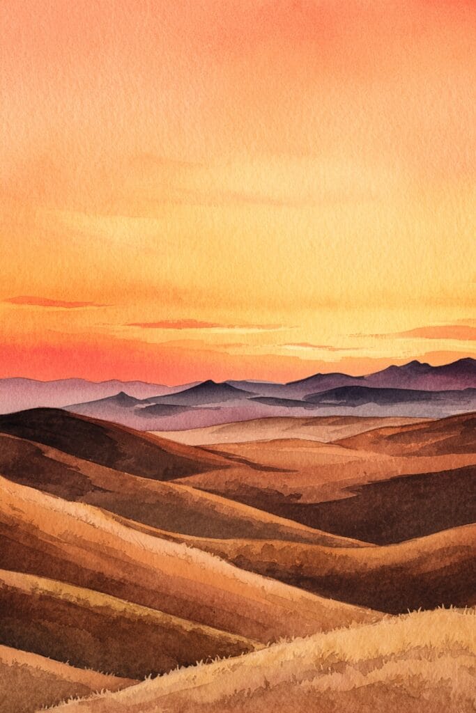 autumn watercolor paintings