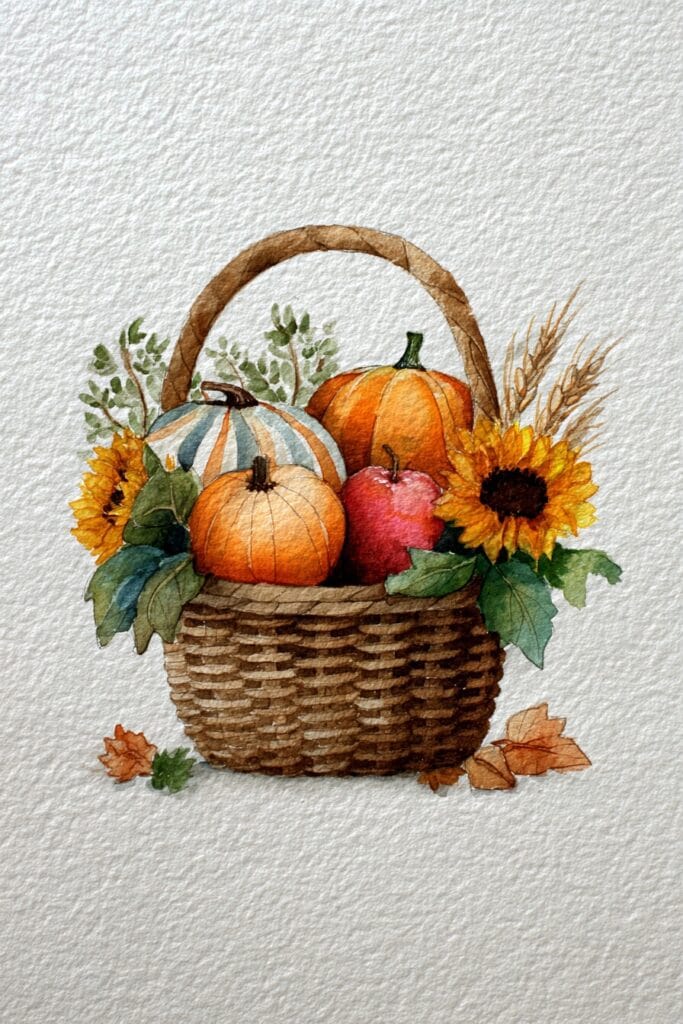 autumn watercolor paintings