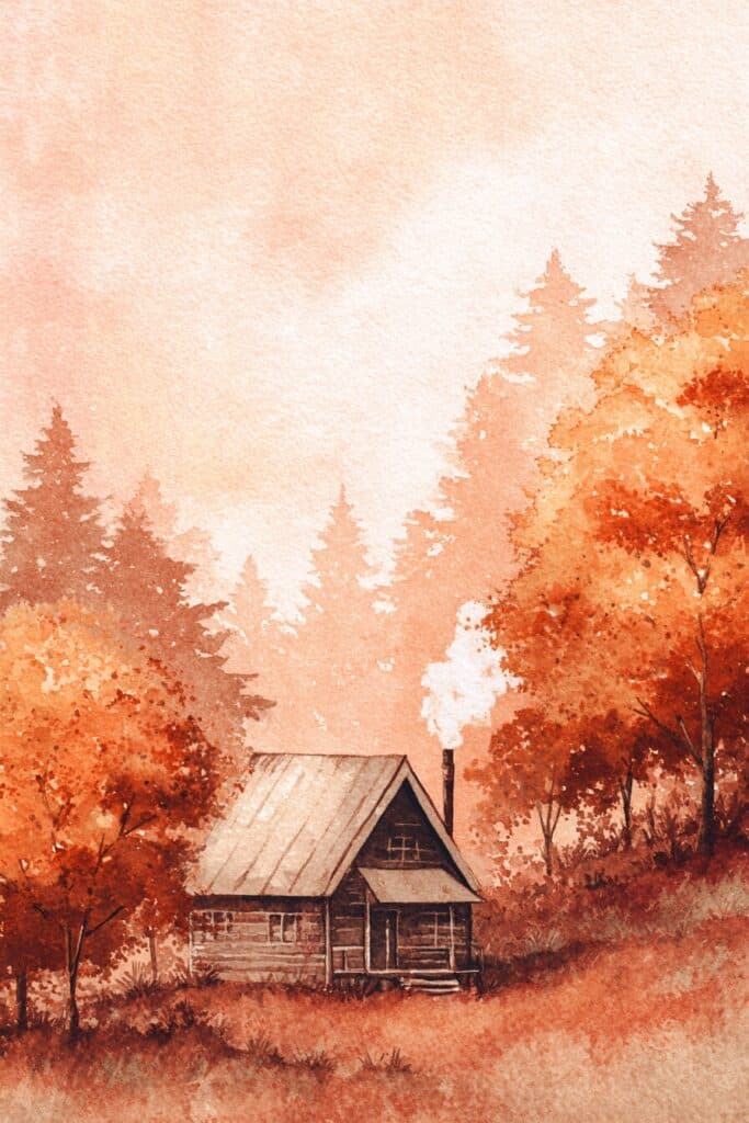 autumn watercolor paintings