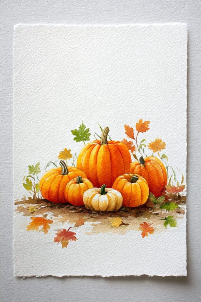 autumn watercolor paintings
