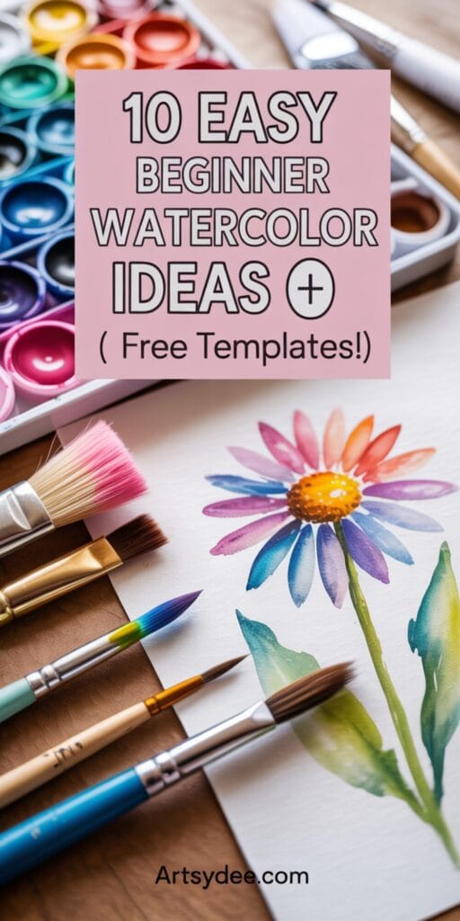 beginner watercolor ideas 