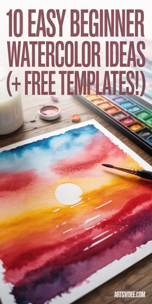 beginner watercolor ideas 