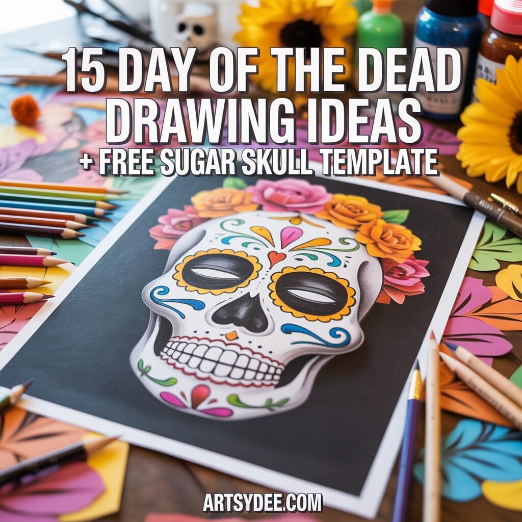 day of the dead drawing ideas