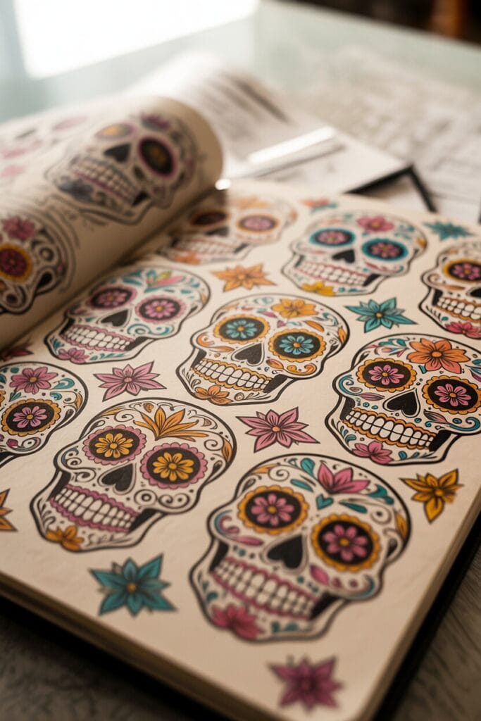day of the dead drawing ideas