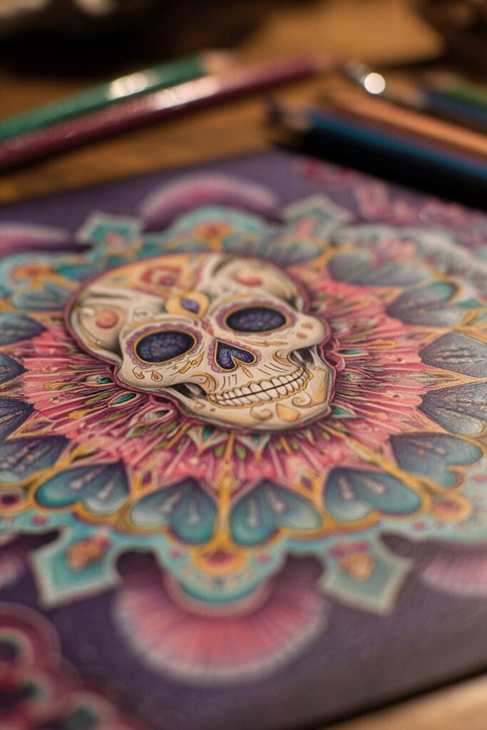 day of the dead drawing ideas