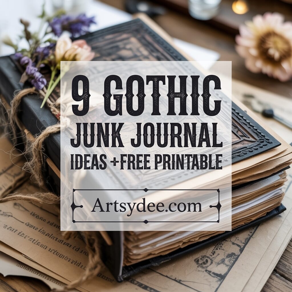 gothic junk journal ideas