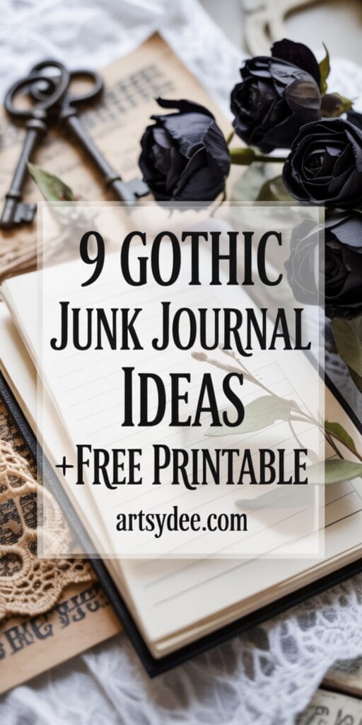 gothic junk journal ideas