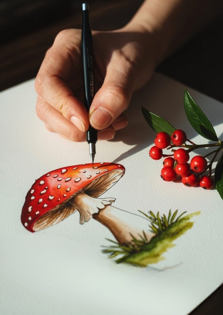watercolor ideas for holiday cards