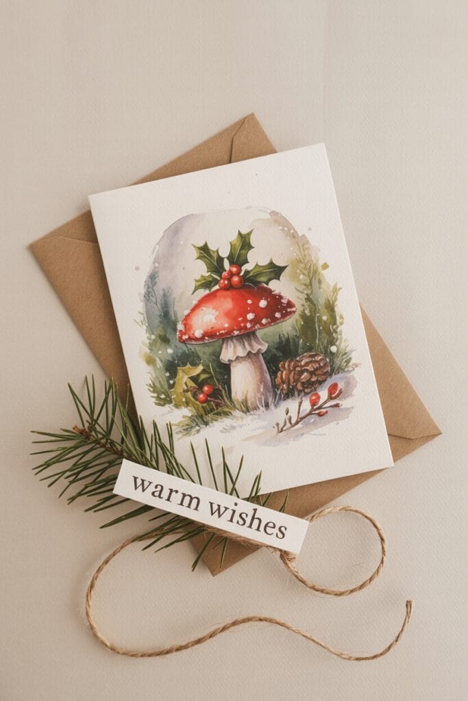 watercolor ideas for holiday cards