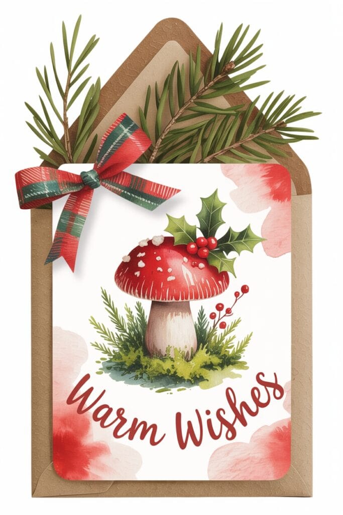 watercolor ideas for holiday cards 25