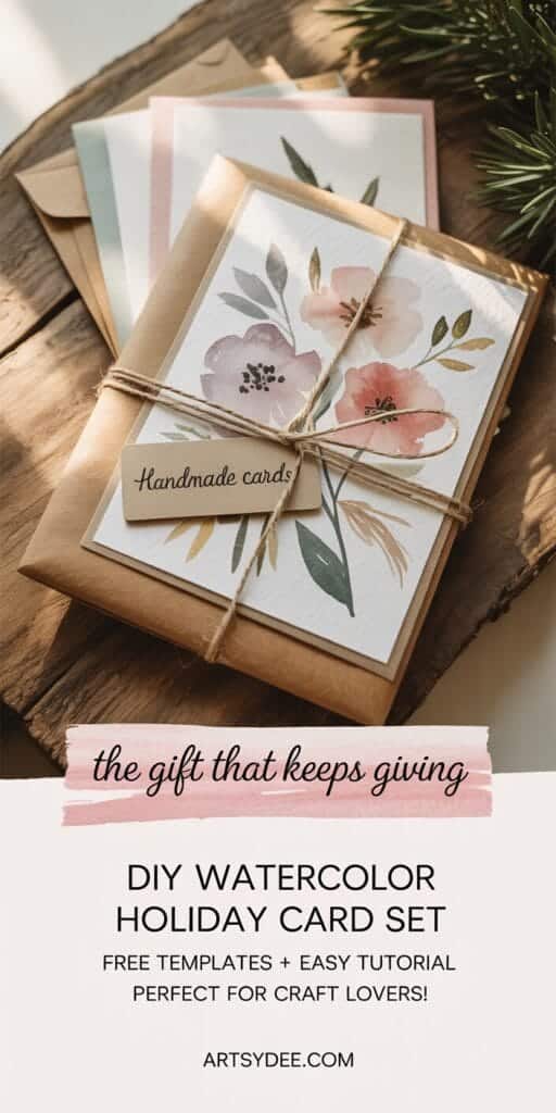 watercolor ideas for holiday cards