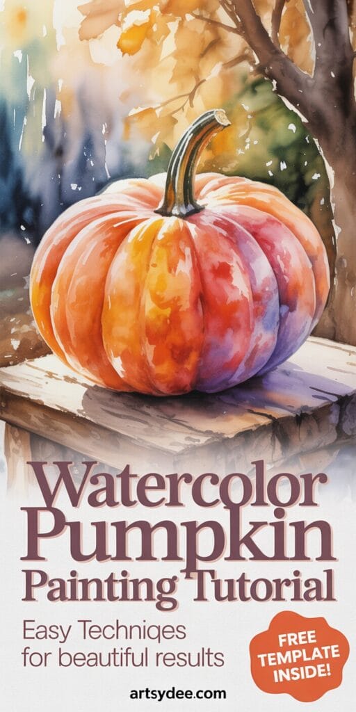 watercolor pumpkins