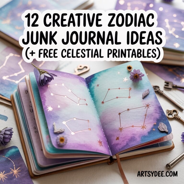 zodiac junk journal