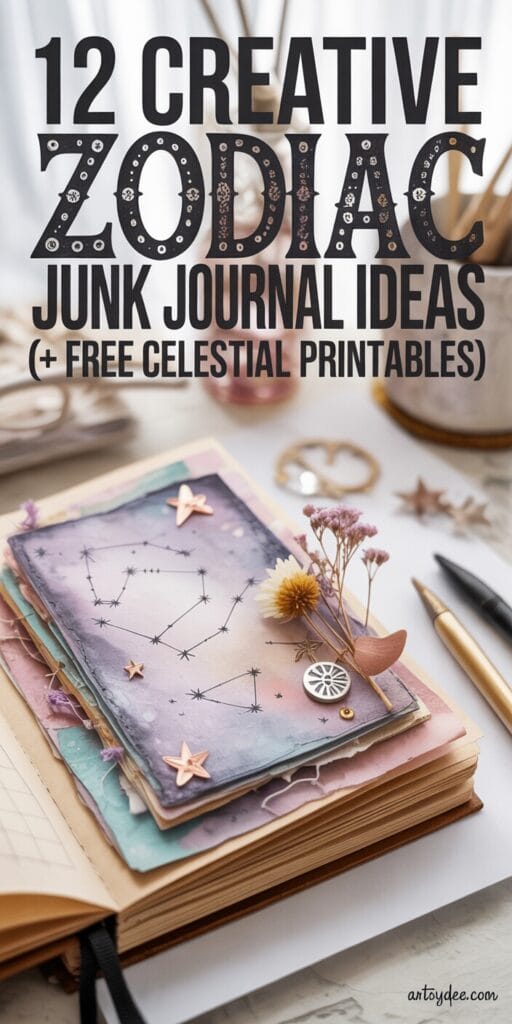 zodiac junk journal