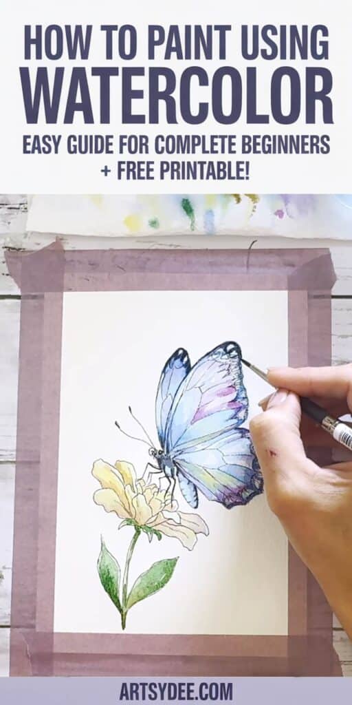 how to paint using watercolor