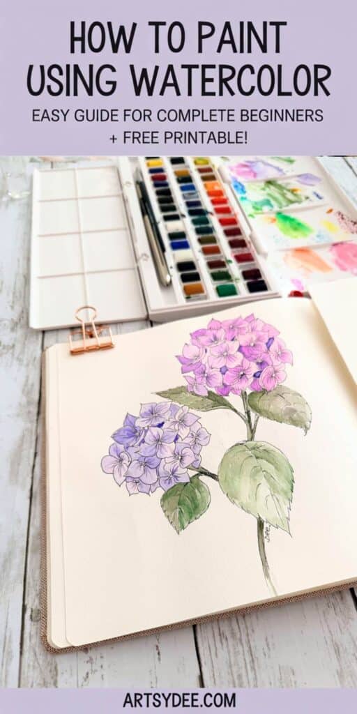 how to paint using watercolor