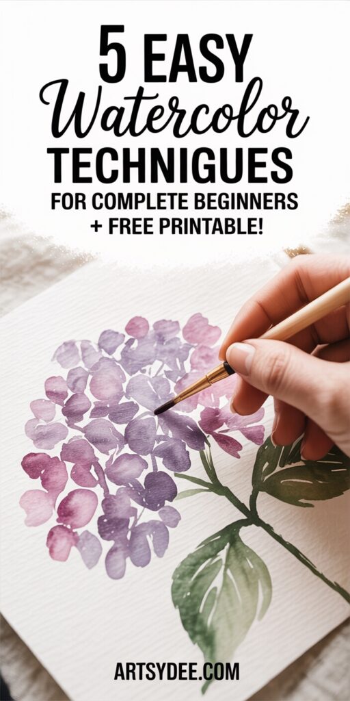 easy watercolor techniques for beginners
