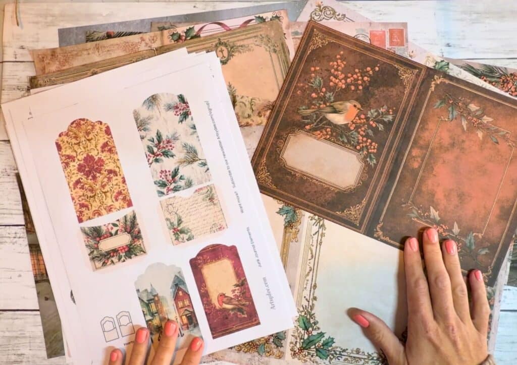 christmas junk journal ideas
