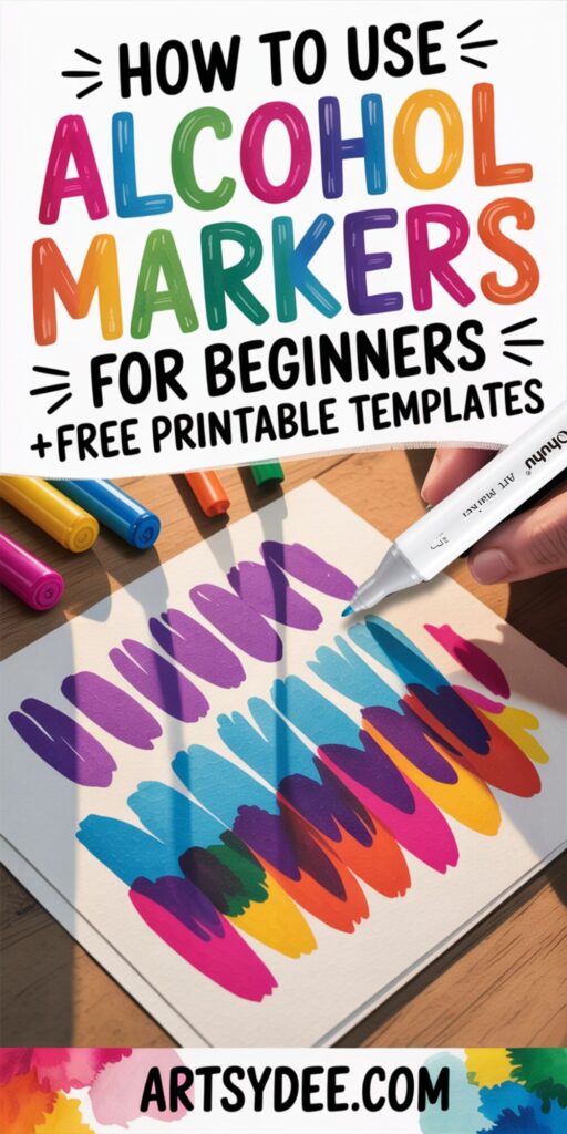 alcohol markers art ideas