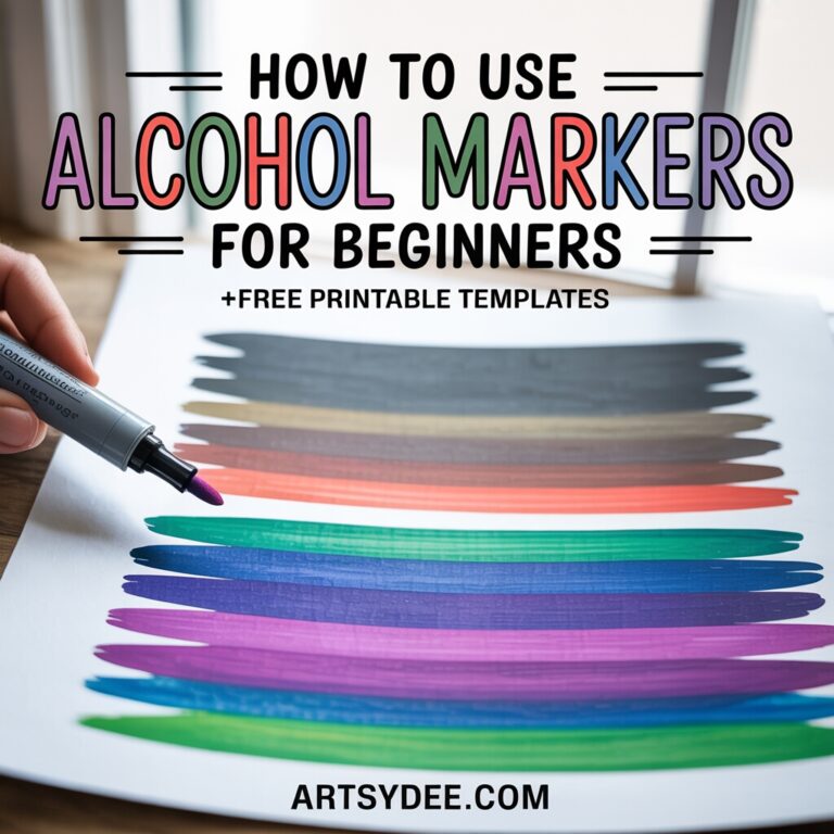 alcohol markers art ideas
