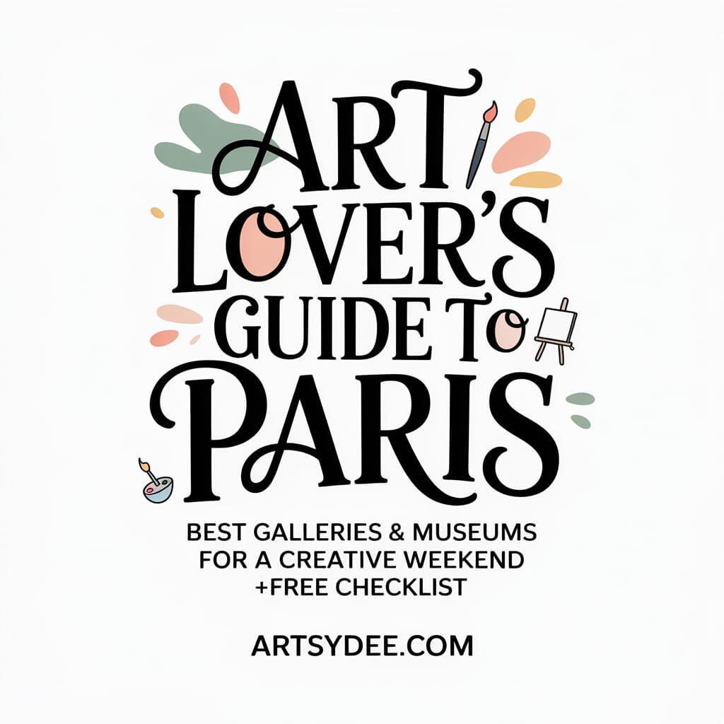 art lover's guide to paris 1