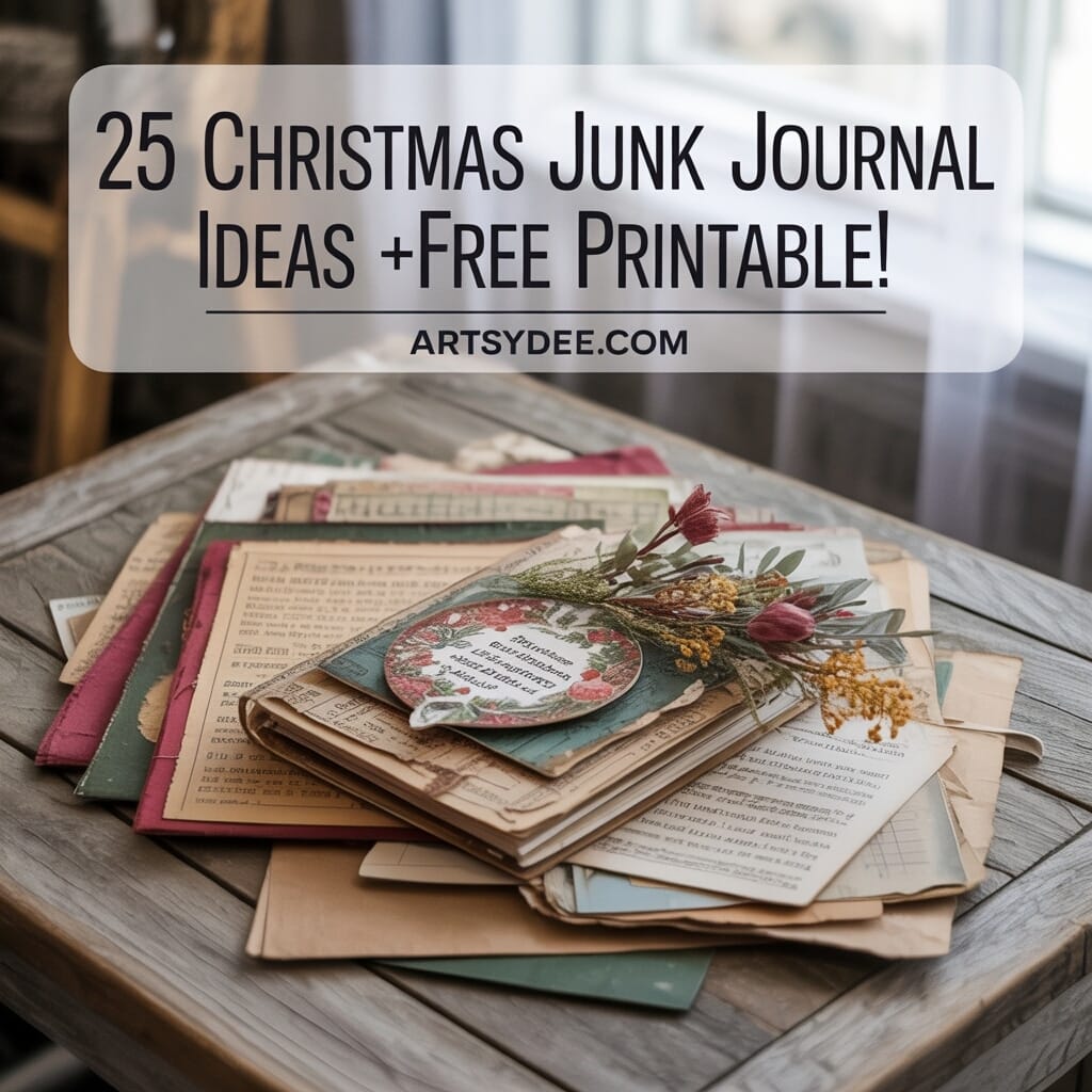 christmas junk journal ideas
