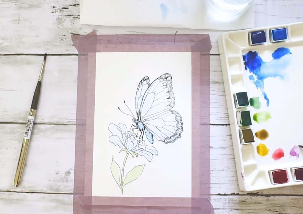 glazing watercolor technique