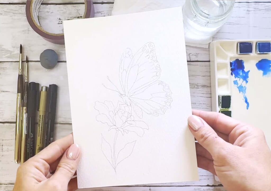 how to paint using watercolor