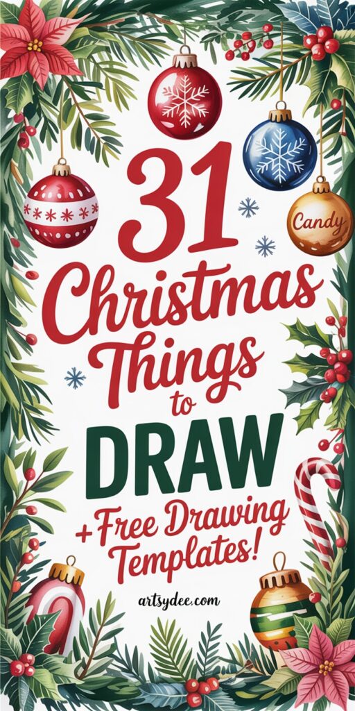 Christmas things to draw