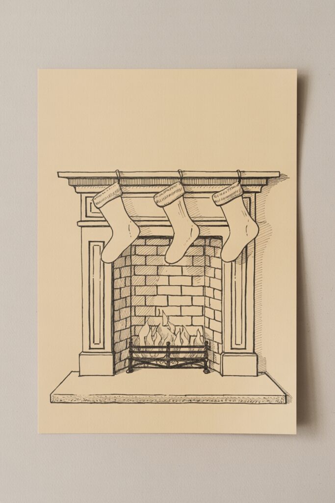 Christmas things to draw