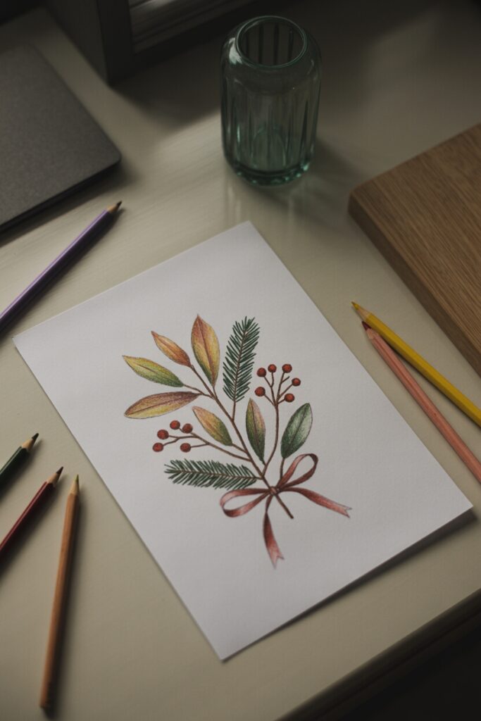 Christmas things to draw