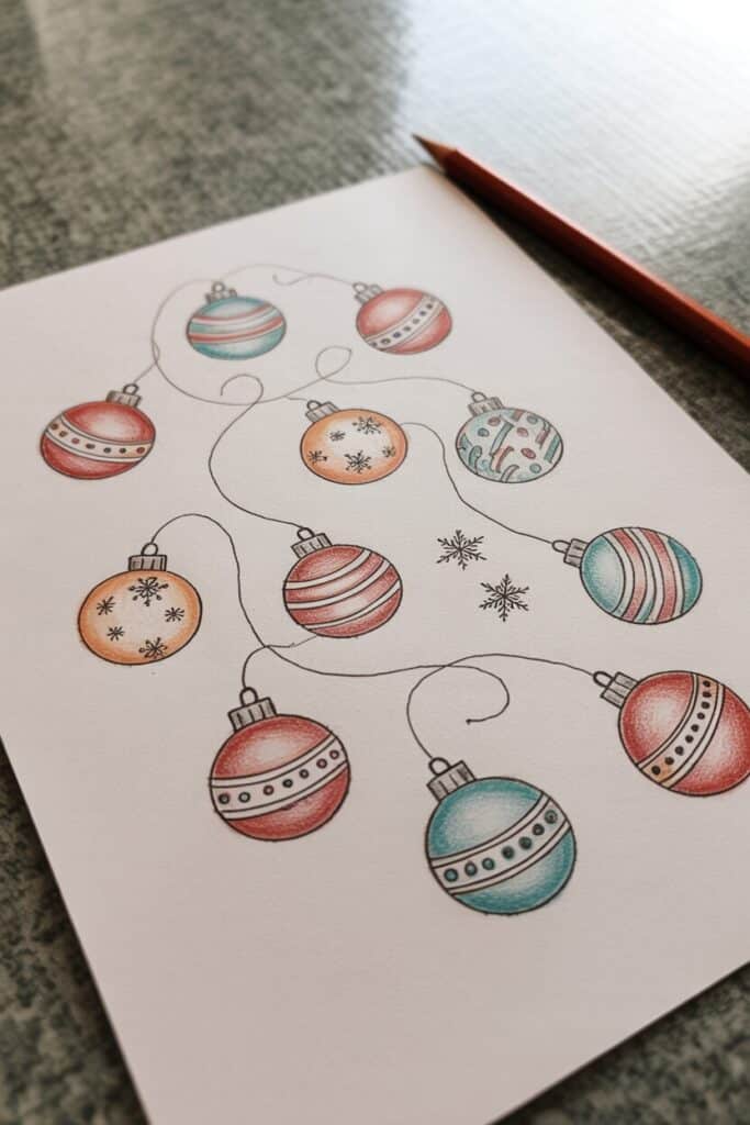 Christmas things to draw