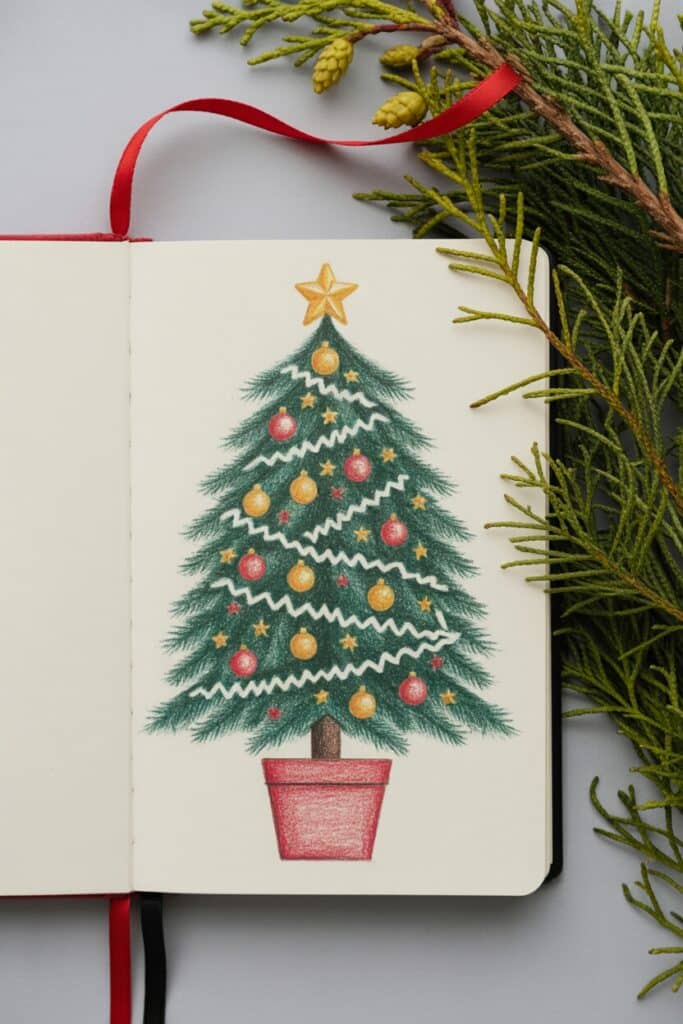 Christmas things to draw