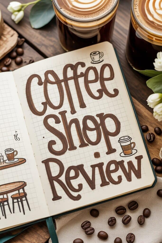 coffee journal ideas