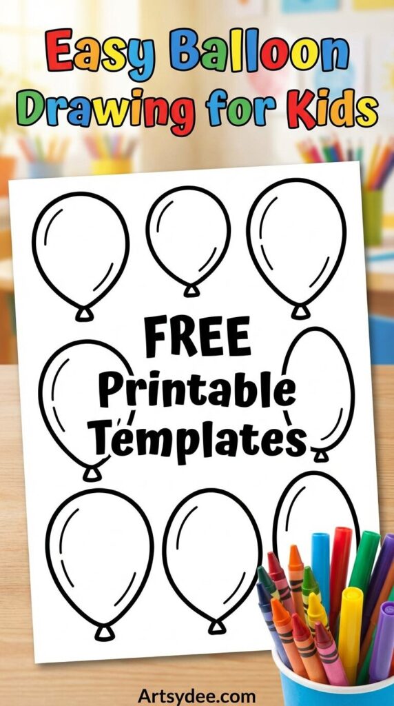 how to draw a balloon