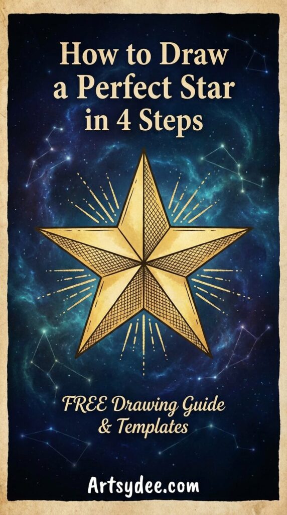 how to draw a star
