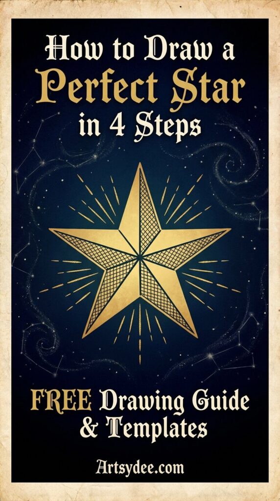how to draw a star
