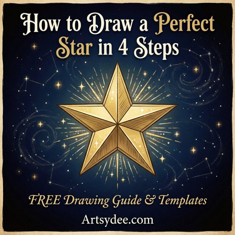 how to draw a star